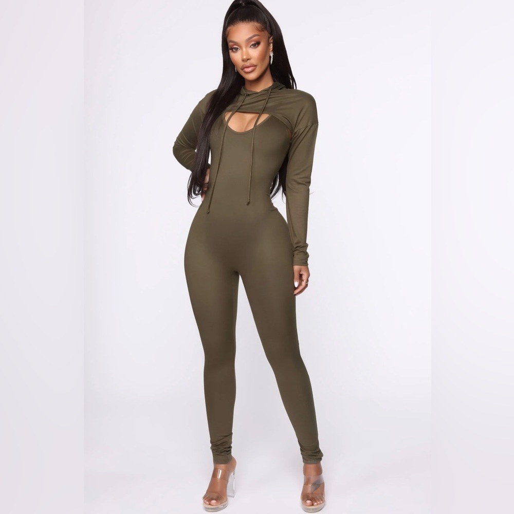 Olive Green Jumpsuit